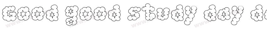 Good good study day day up字体转换